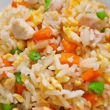 Stir Fried Rice with Chicken鸡炒饭