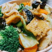 Sizzling Vegetarian Noodles 